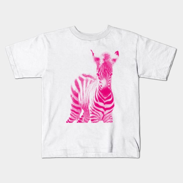 Zebra 05 Kids T-Shirt by froileinjuno